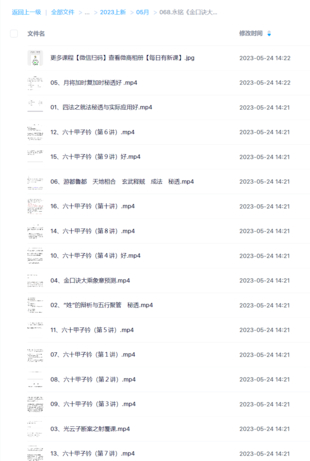 永銘《金口訣大乘密旨培訓(xùn)》16集視頻