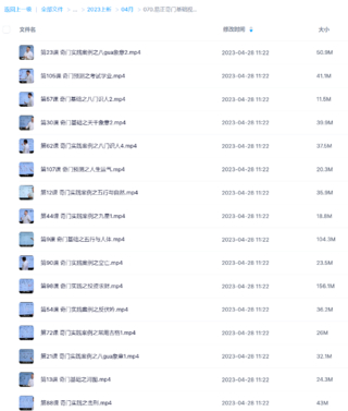 易正奇門基礎視頻課108節