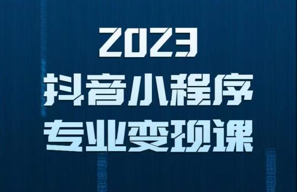 2023年抖音小程序變現保姆級教程，0粉絲新號，無需實名3天起號就有收入百度網盤
