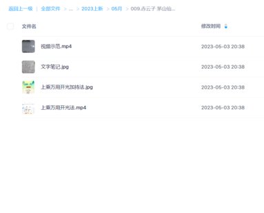 赤云子 茅山仙蹤上乘萬用開光加持法