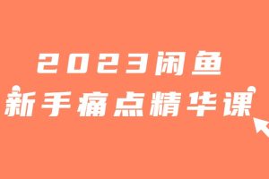2023閑魚新手痛點精華課程（18節課）百度網盤