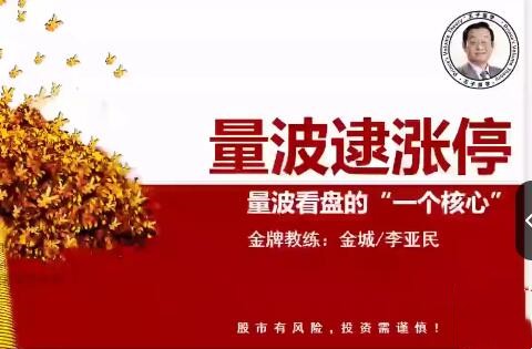 量學(xué)大講堂金城李亞民量學(xué)擒龍伏擊龍頭第36期段位課13量波