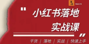 南悟?小紅書醫療流量落地實戰課百度網盤插圖