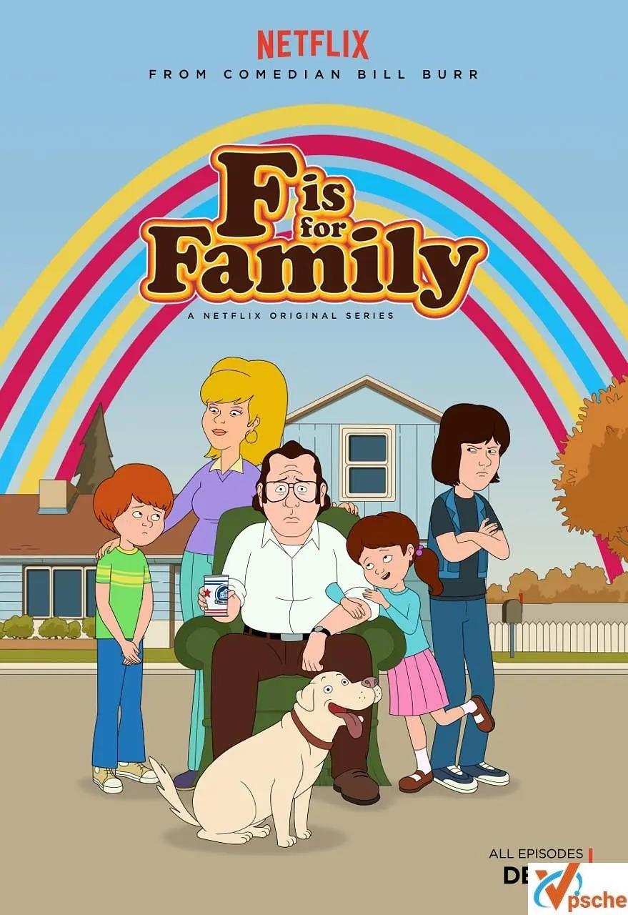 [動漫劇集]《福是全家福的福/F Is for Family》全五季+英語中字合集百度云網盤分享[MP4/16.38GB]