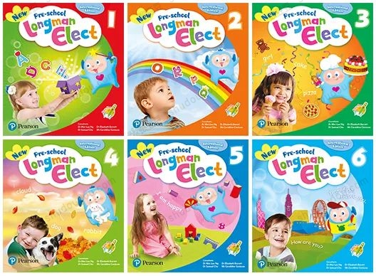 香港朗文幼兒園英語教材longman elect 幼兒1-6含白板軟件（教材+教師用書+音頻）