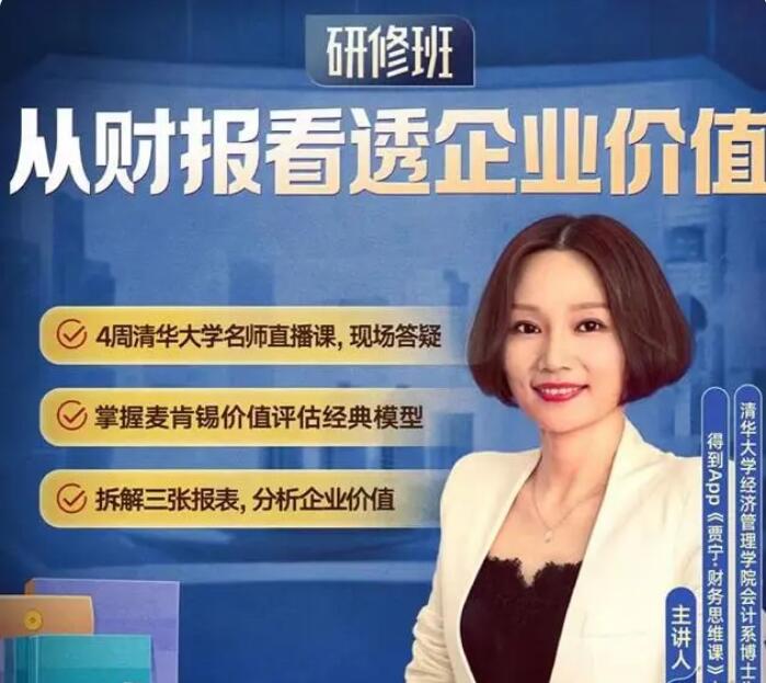 賈寧從財報看透企業價值?研修班百度網盤