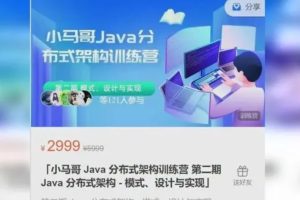 Java架構(gòu)-小馬哥 Java分布式架構(gòu)訓(xùn)練營(yíng)第二期百度網(wǎng)盤