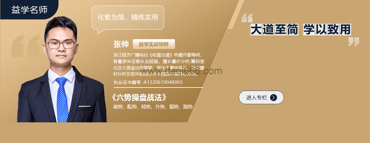 【益學(xué)堂】張帥-六勢操盤戰(zhàn)法 2022年百度網(wǎng)盤