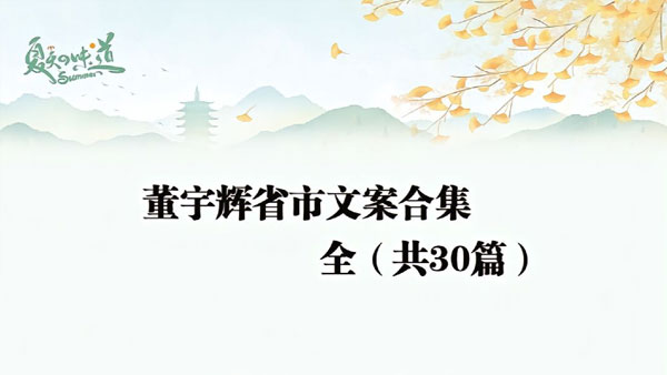 董宇輝各省市文案小作文PDF電子文檔