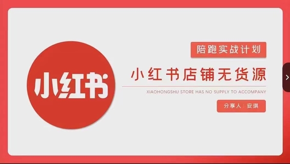 【抖音上新】 安琪-小紅書店鋪無貨源實戰(zhàn)，開店到售后全流程操作
