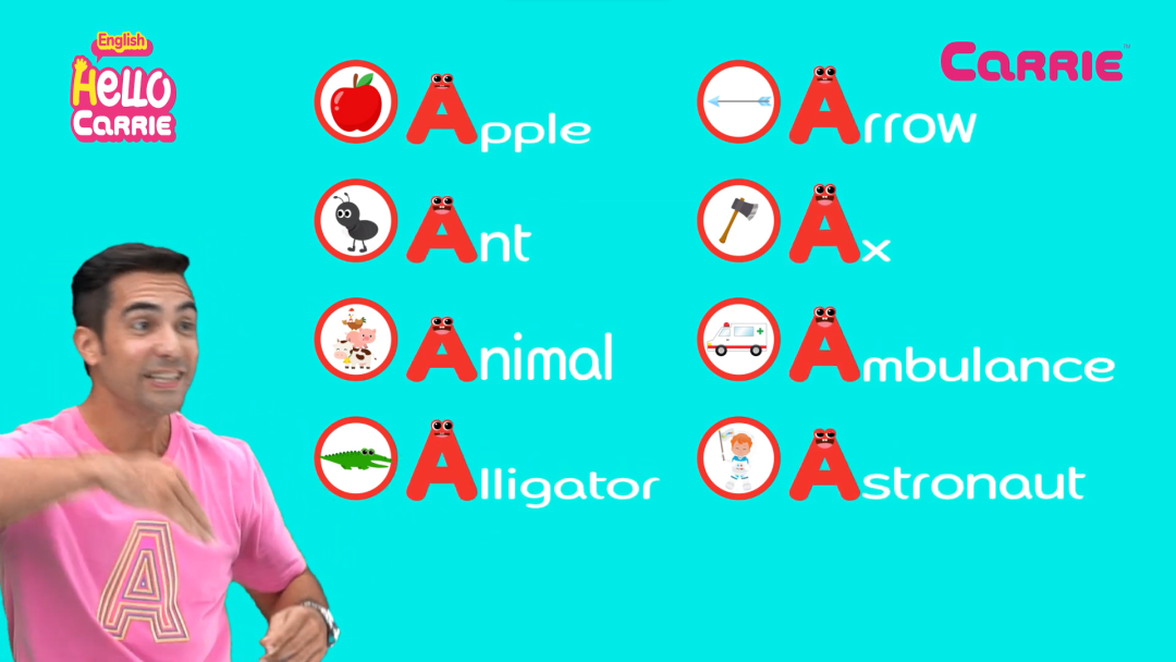 真人外教自然拼讀視頻:《Hello Carrie》