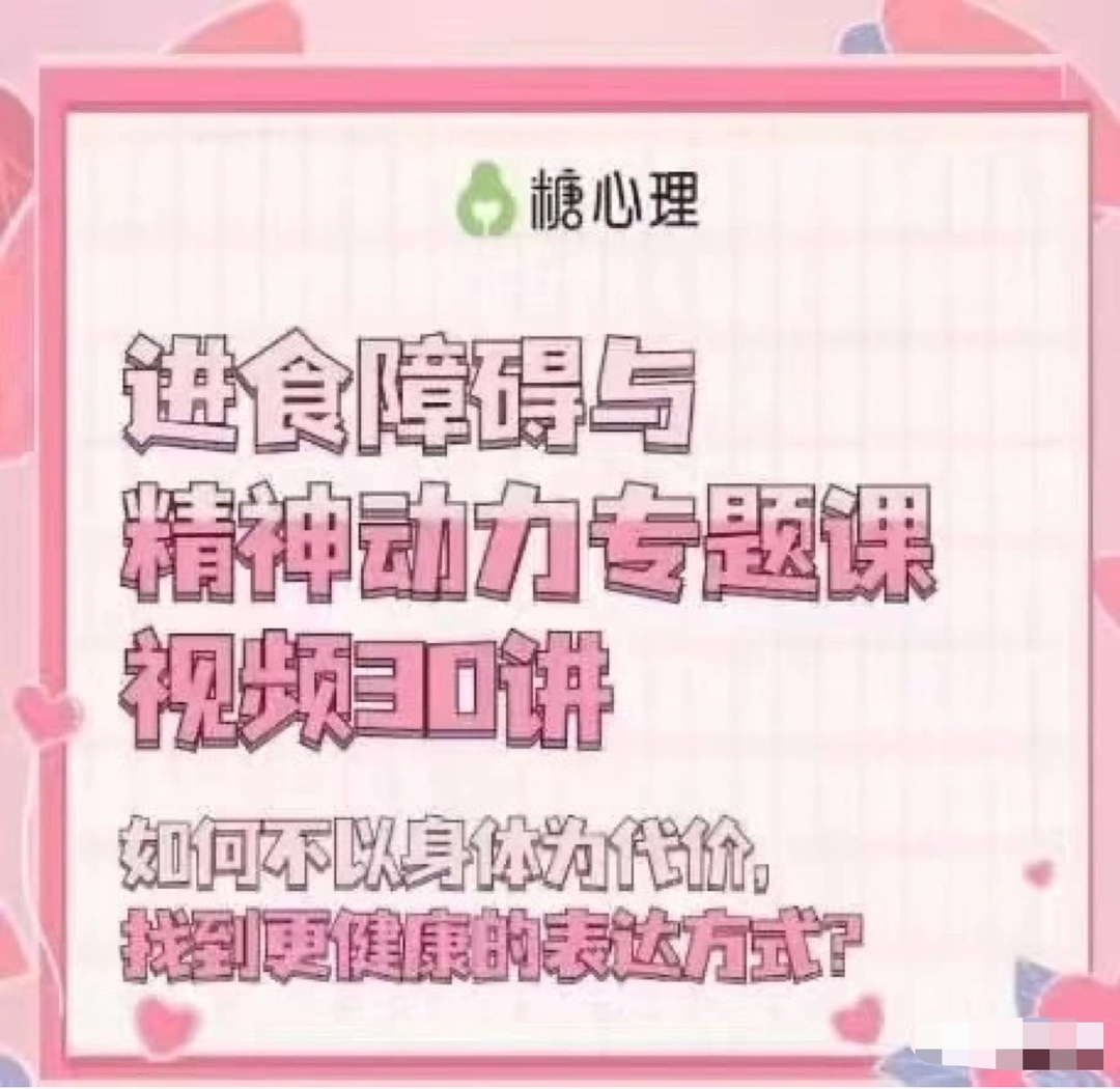 進(jìn)食障礙與精神動力專題30講