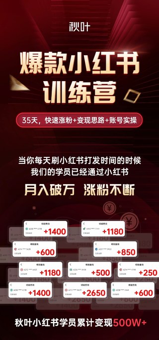 【抖音上新】42期 秋葉小紅書訓練營 秋葉大叔團隊帶你快速入局小紅書 助你從0-1輕松漲粉變現