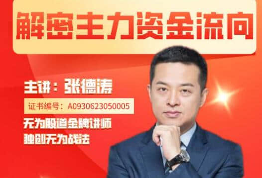 【張德濤】無為張德濤老師 解密主力資金流向系列課程