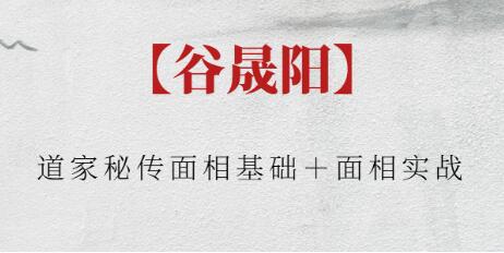 谷晟陽(yáng)《道家秘傳面相基礎(chǔ)+面相實(shí)戰(zhàn)》