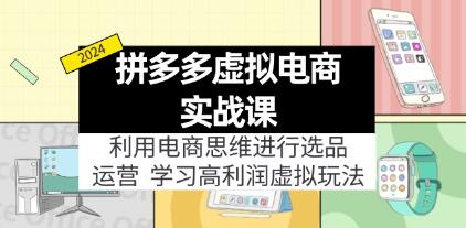 《拼多多虛擬電商實戰課》選品+運營，高利潤虛擬玩法插圖