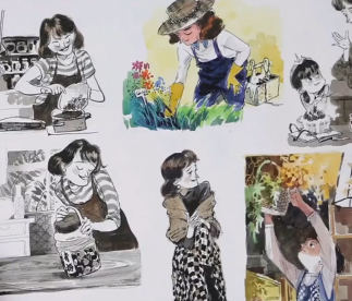 布籽國茜茜人物速寫基礎(chǔ)第6期+靜物構(gòu)圖第2期