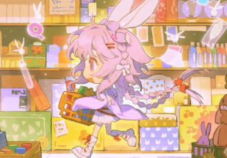 林梟Q版人物與創意場景插畫2024