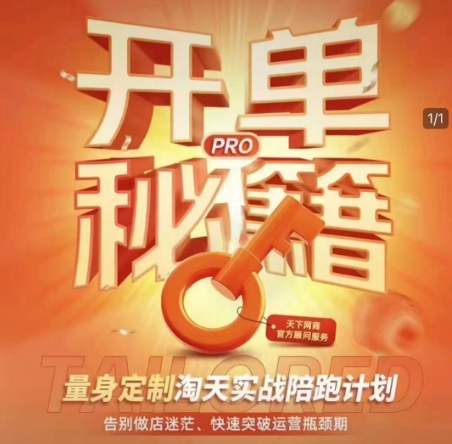 淘寶開單秘籍PRO，量身定制淘天實(shí)戰(zhàn)陪跑計(jì)劃，插圖